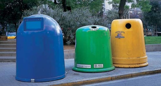 Contenedores de reciclaje