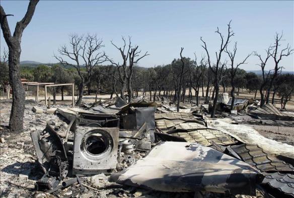 Gerona tras las llamas